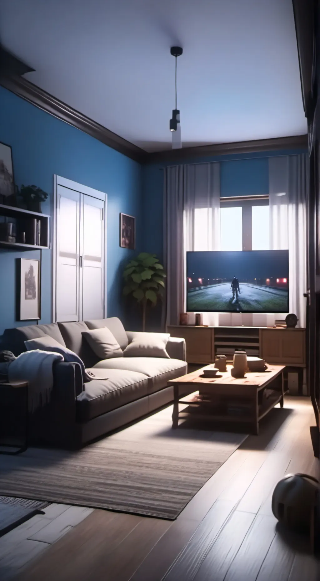 ai character: MHA scary movie  background