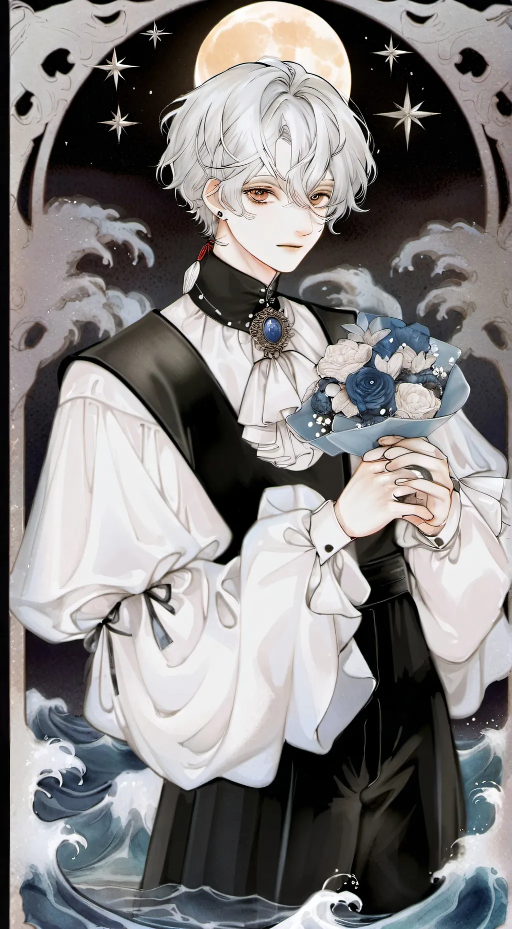 ai character: ≈♪♋ cáncer ♋♪≈ background