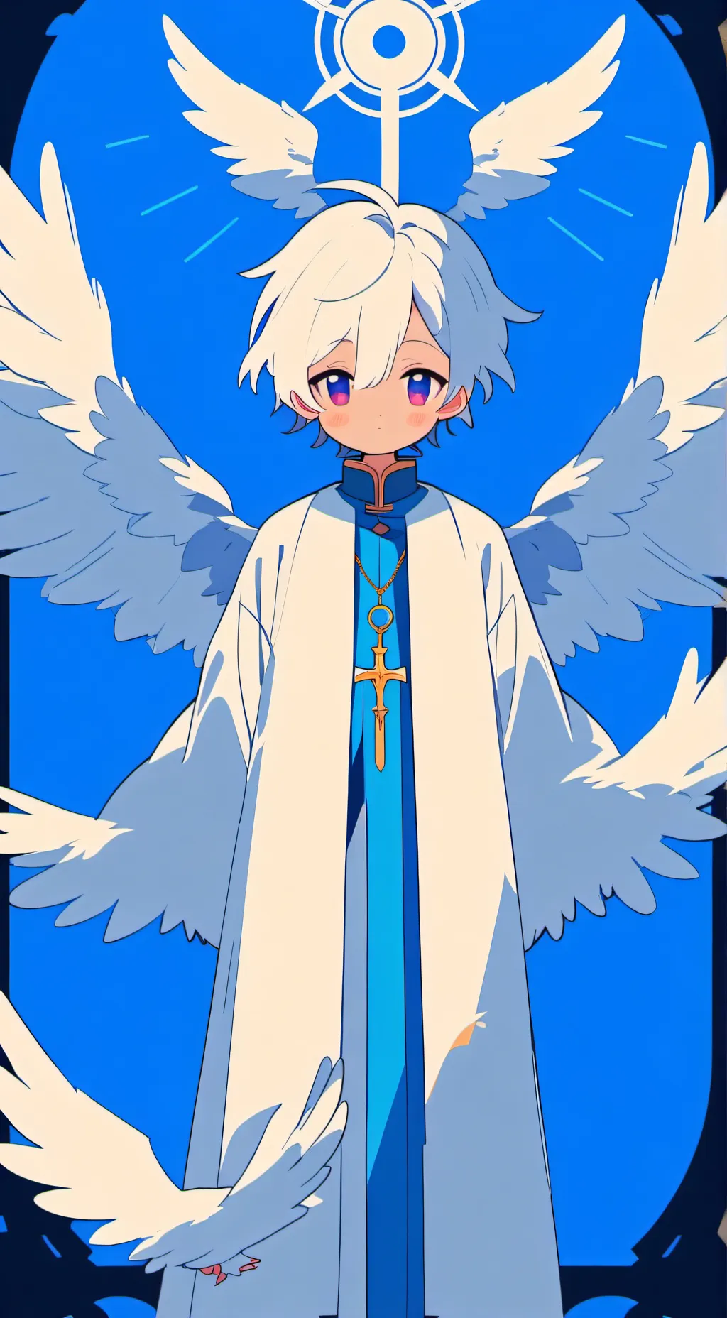 ai character: Seraphim  background