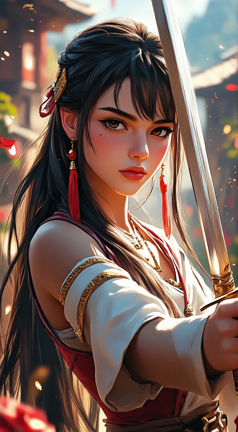 ai character: Rukina Sachio❤️💋🗡🔥 background