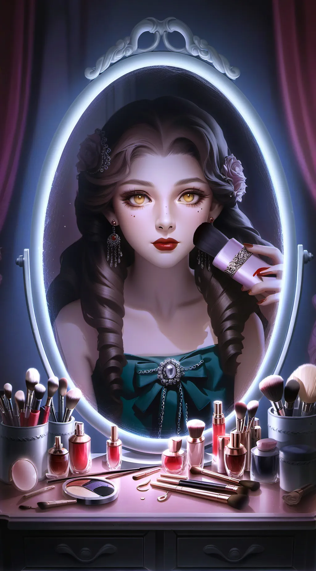 ai character: Mira background