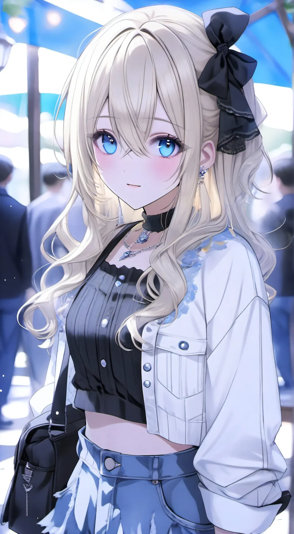 ai character: Luna background