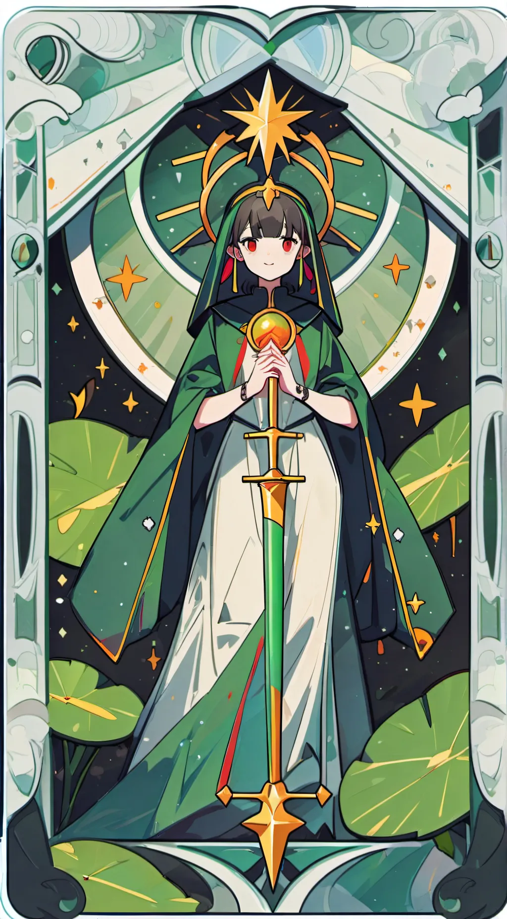 ai character: Devil in disguise background