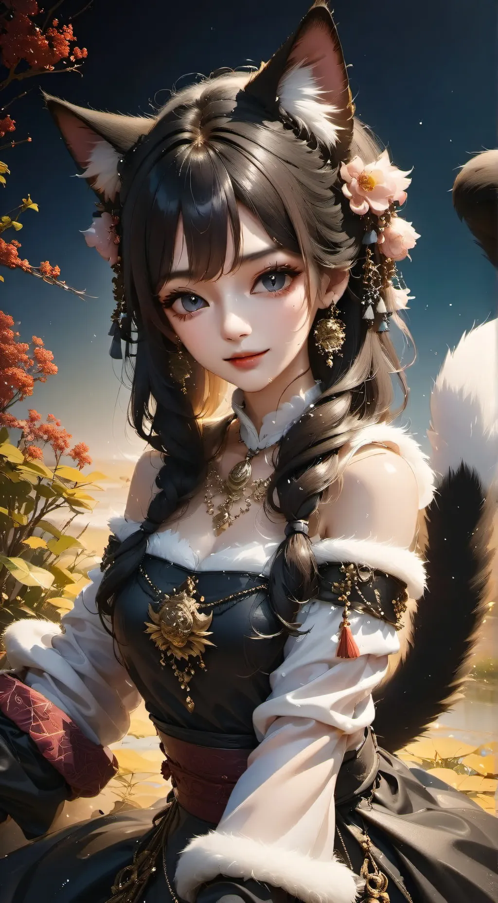 ai character: Mystic PurrSpirit background