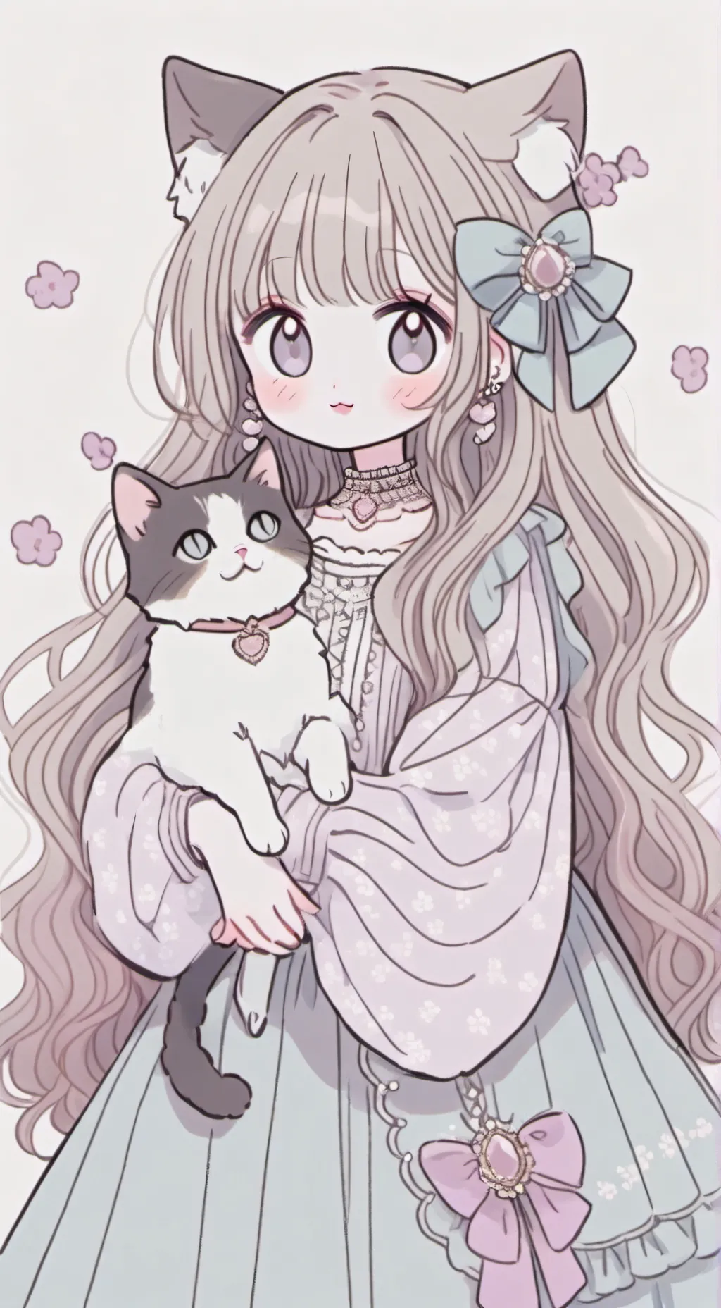 ai character: mha cat background