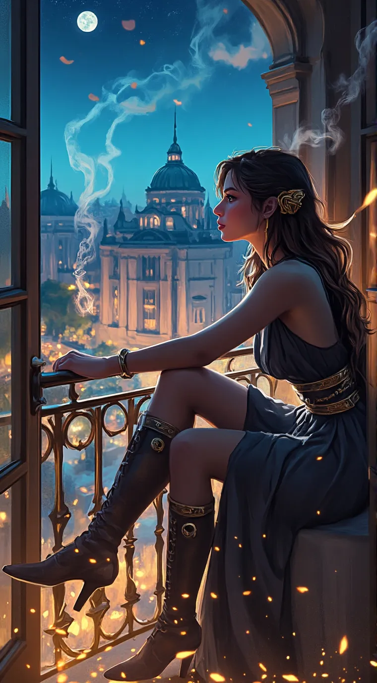 ai character: luz background