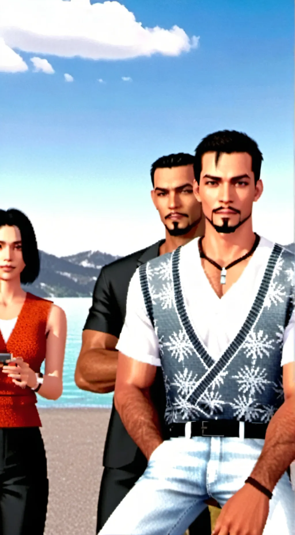 ai character: Mason and James background