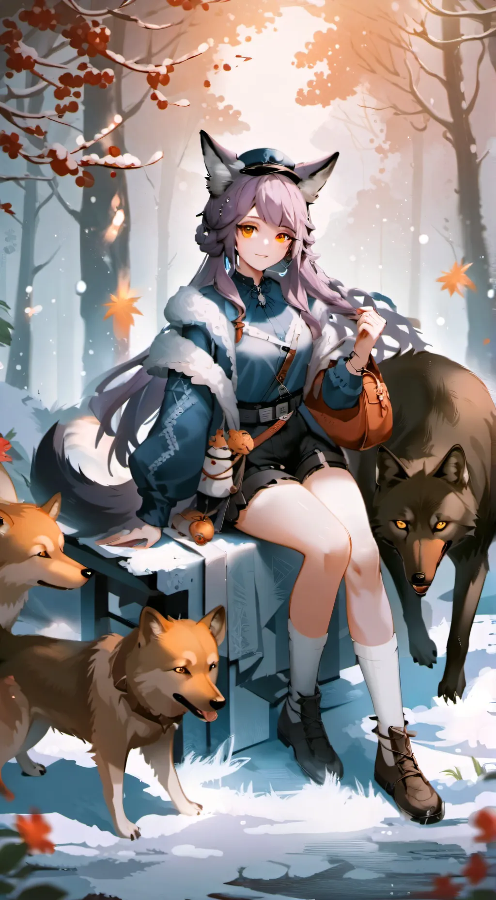 ai character: 💗🐺Lior🐺💗 background