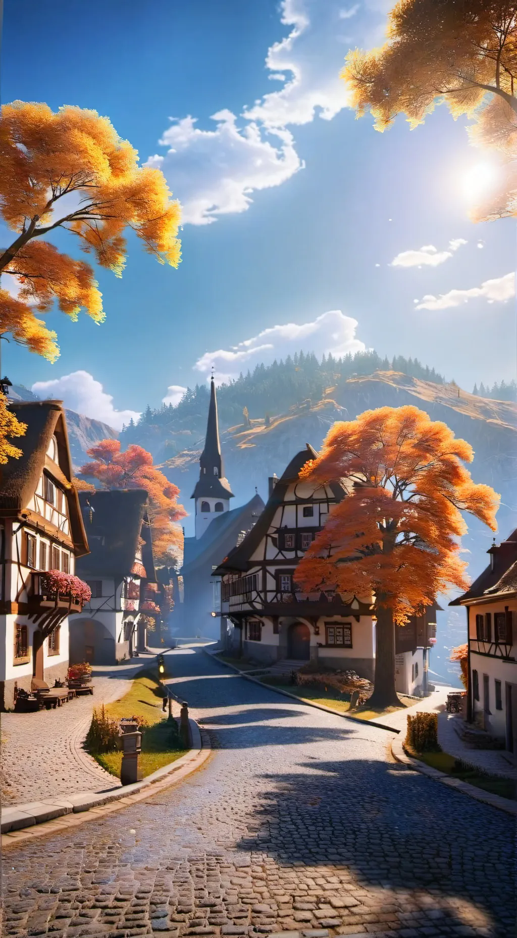 ai character: Melon Village background