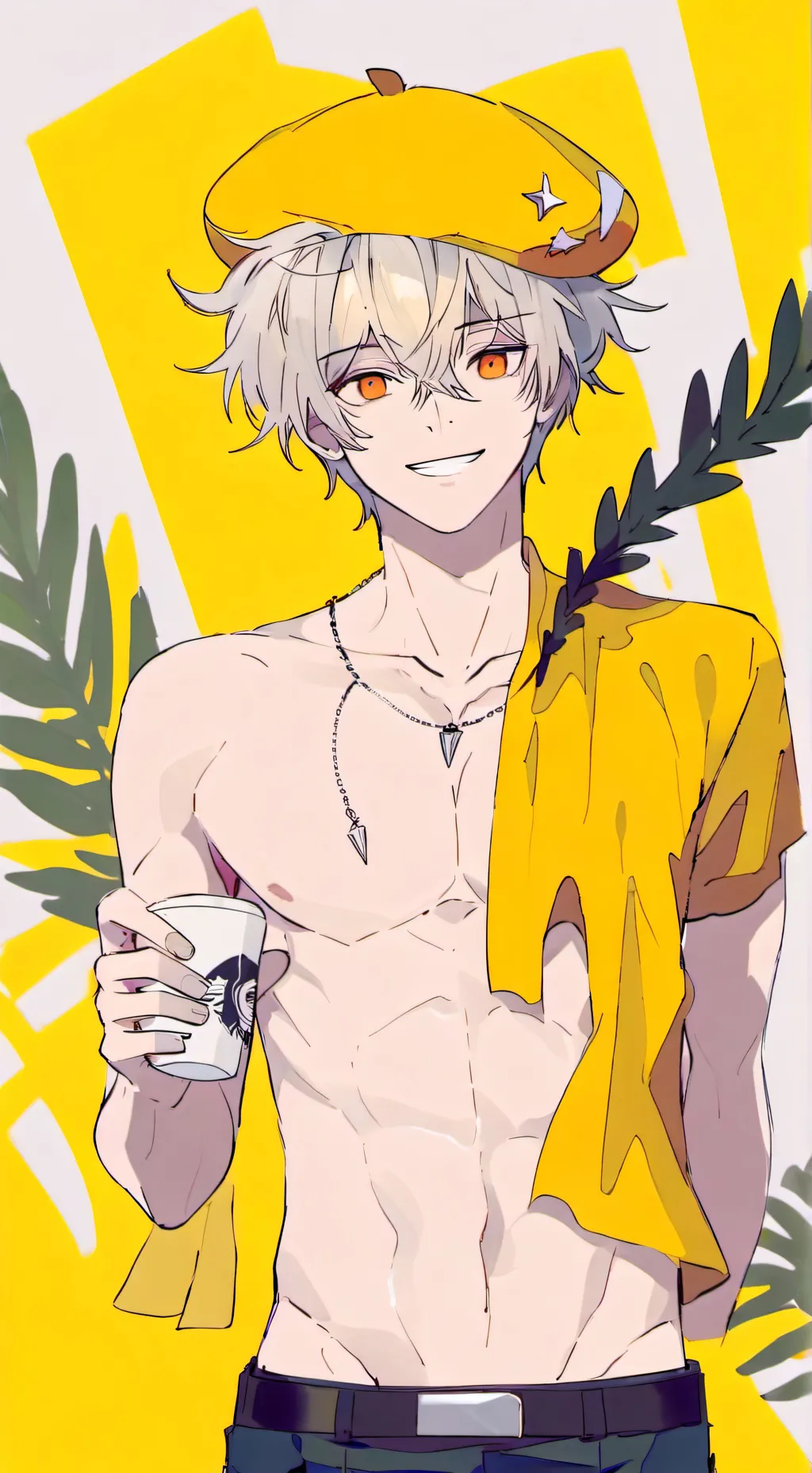 ai character: Lucky background