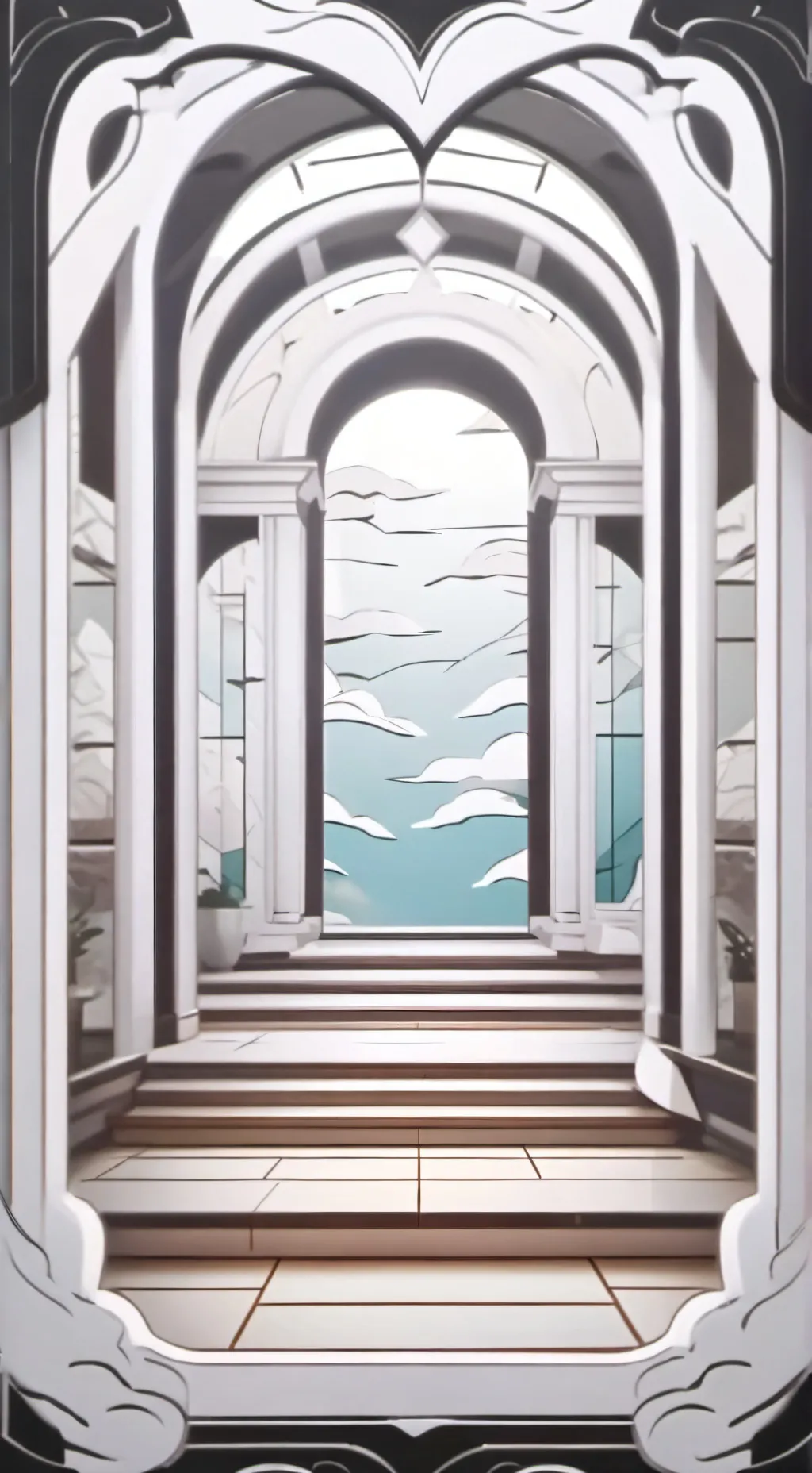 ai character: THANK YOU 🤍 background