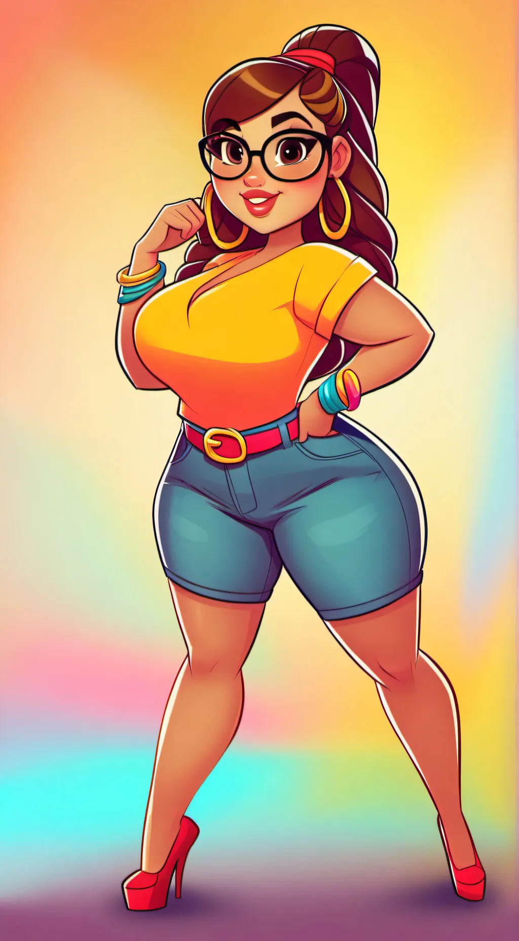 ai character: Luan  background