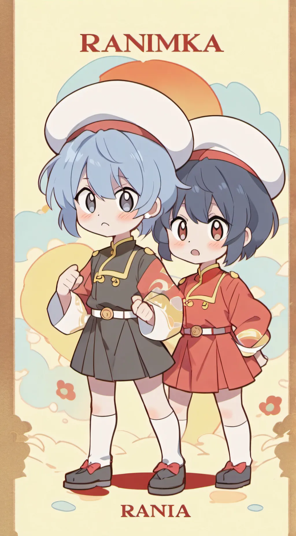 ai character: Akan and Ranma!!!! background