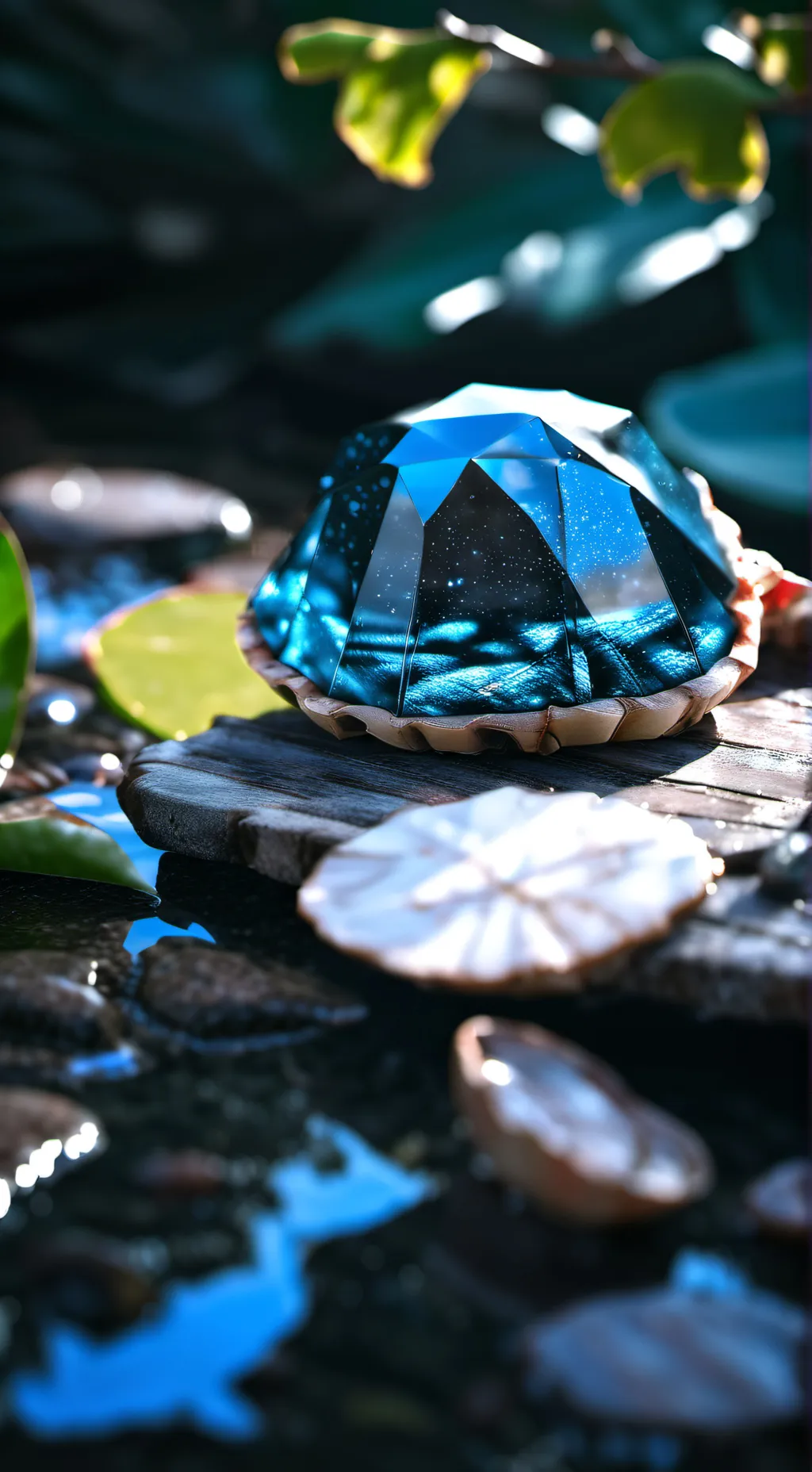 ai character: Dream smp gem background