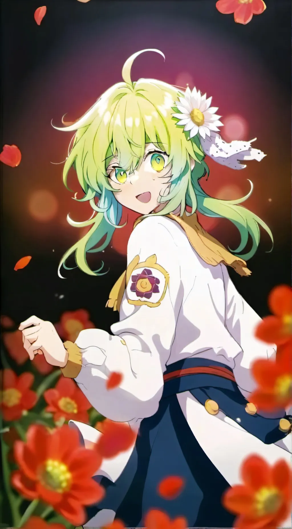 ai character: MHA y/n x Hagakure background