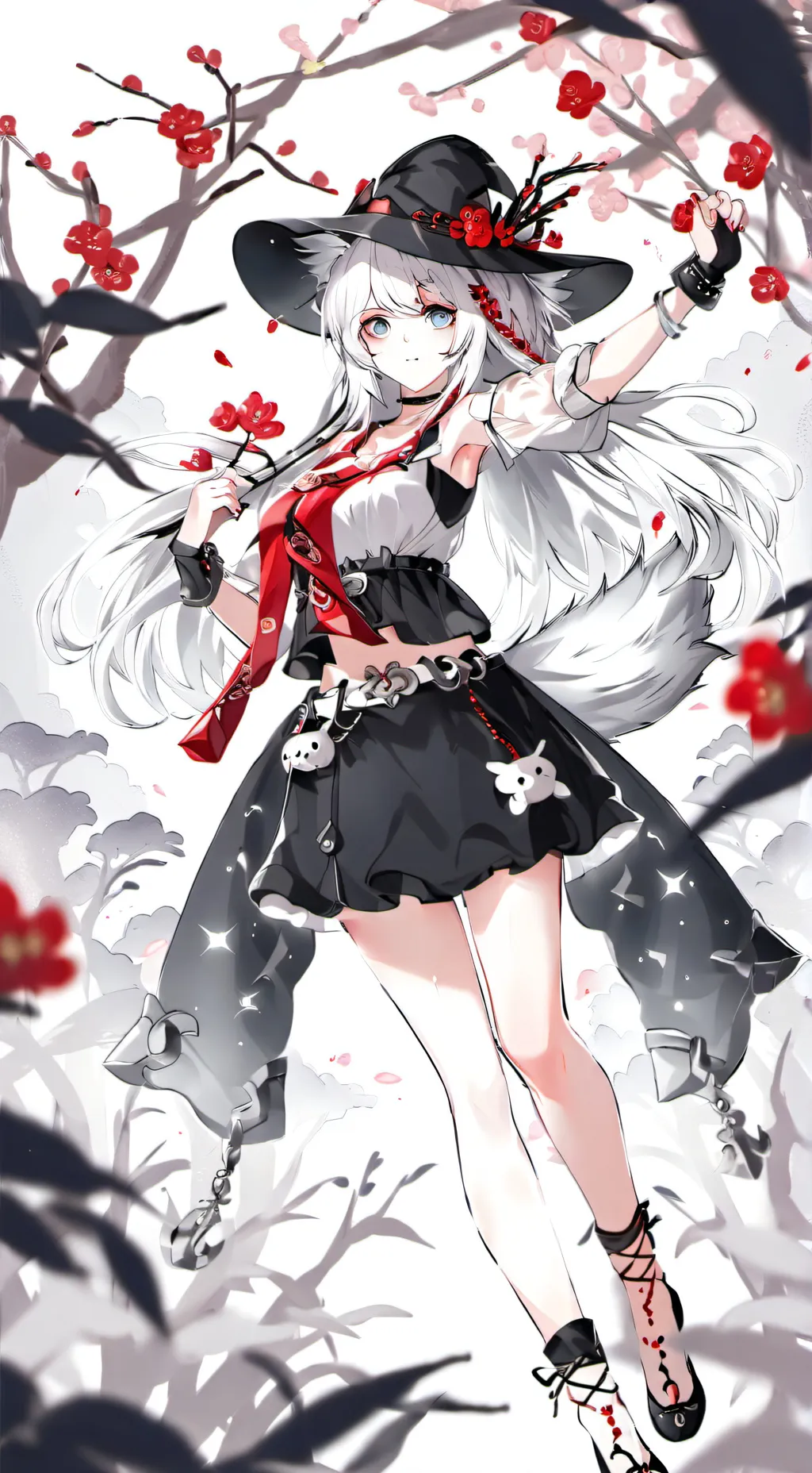 ai character: Luna x zero  background