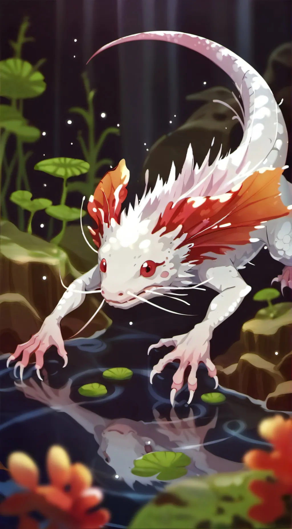ai character: your axolotl background