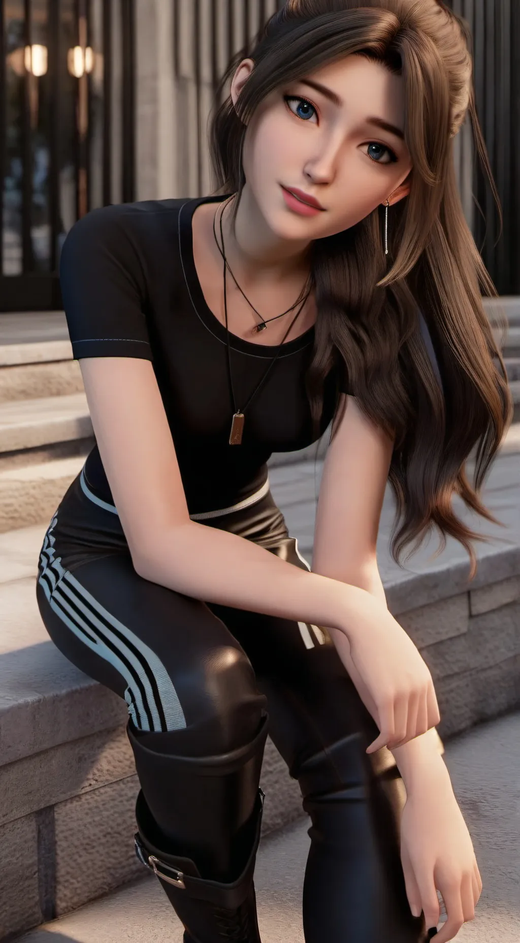 ai character: izzy background