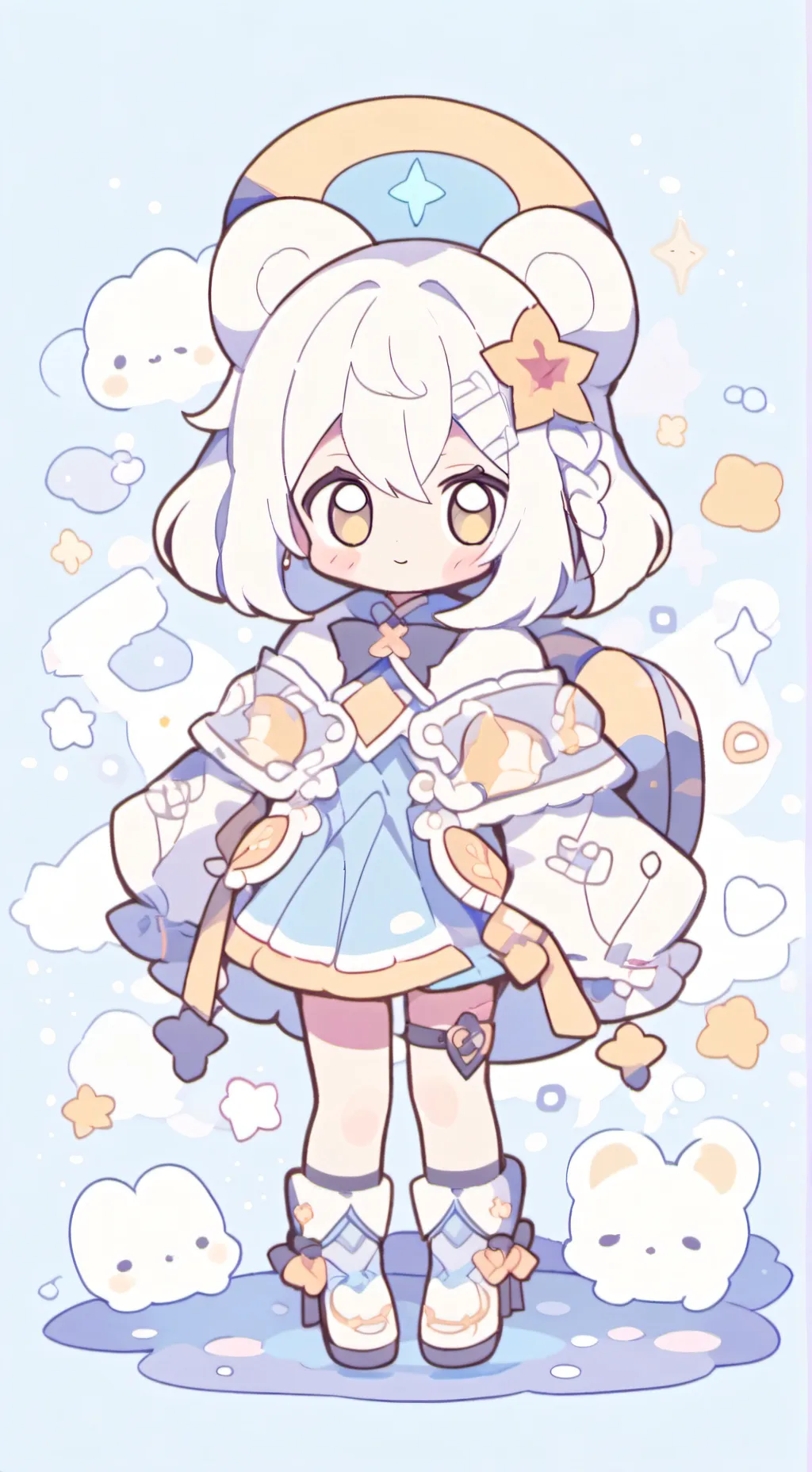 ai character: •MHA~Winter• background