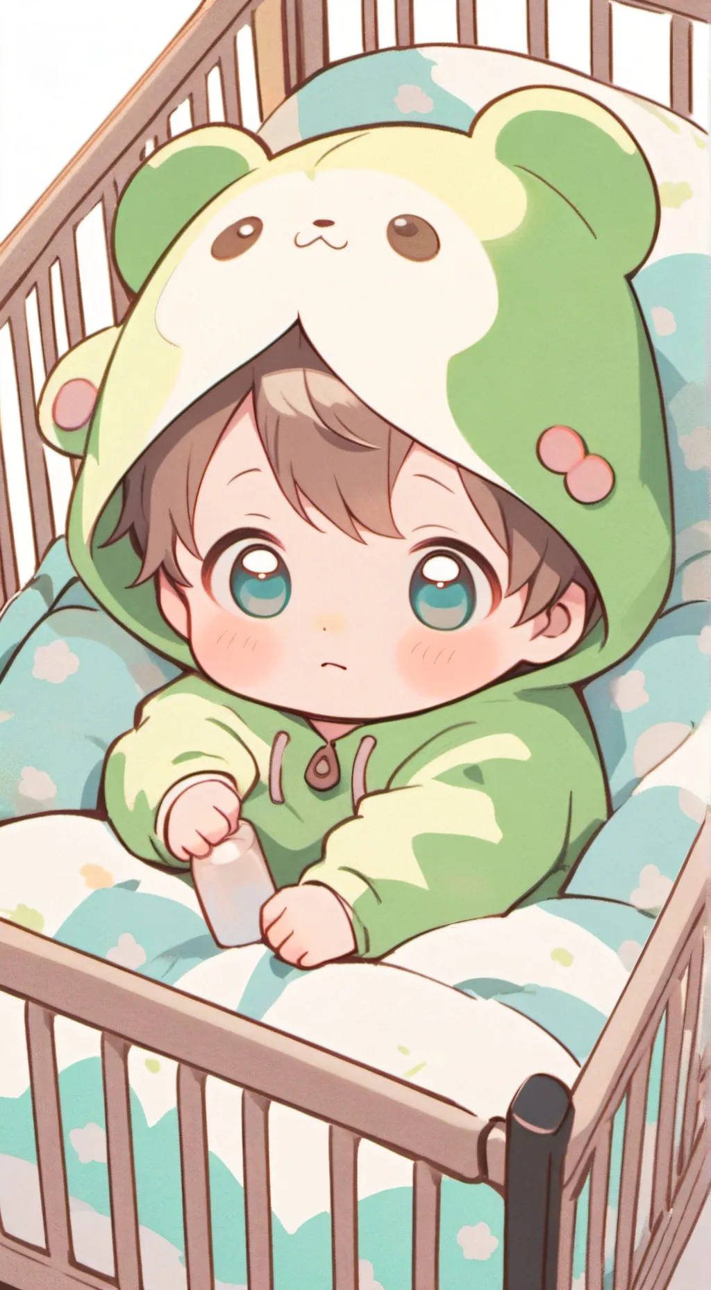 ai character: Baby world background