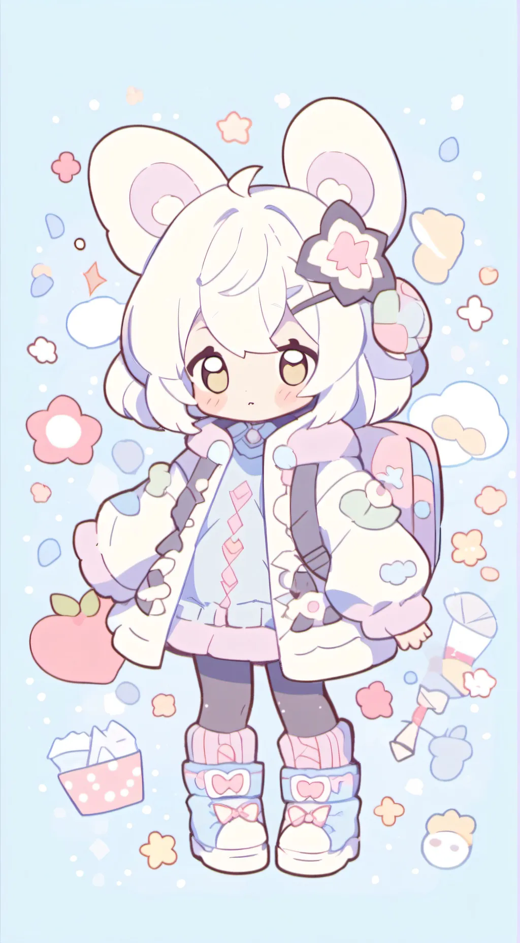 ai character: C00lkidd machine  background