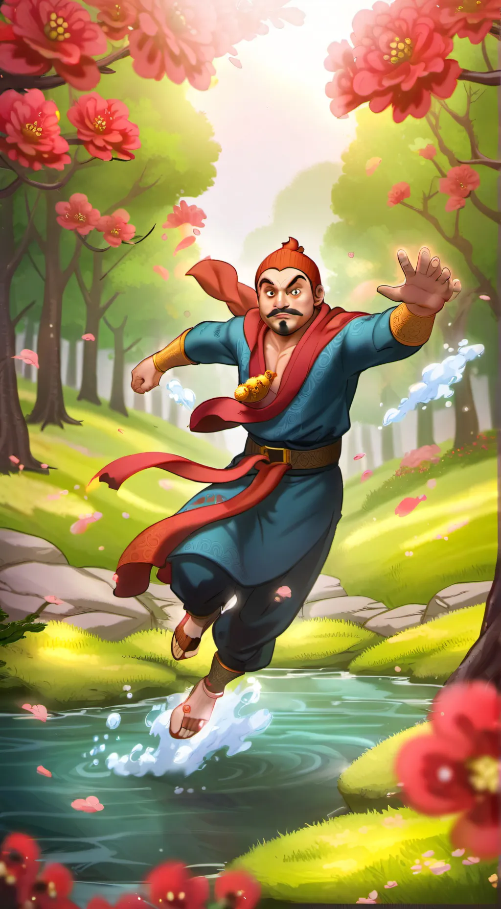 ai character: only a boy background