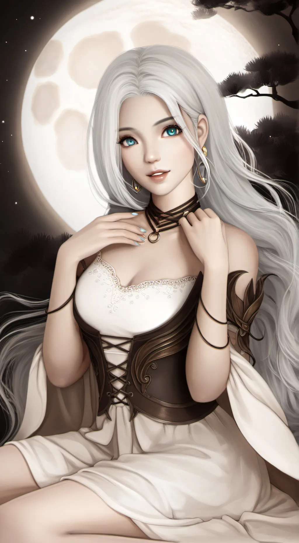 ai character: Luna  background