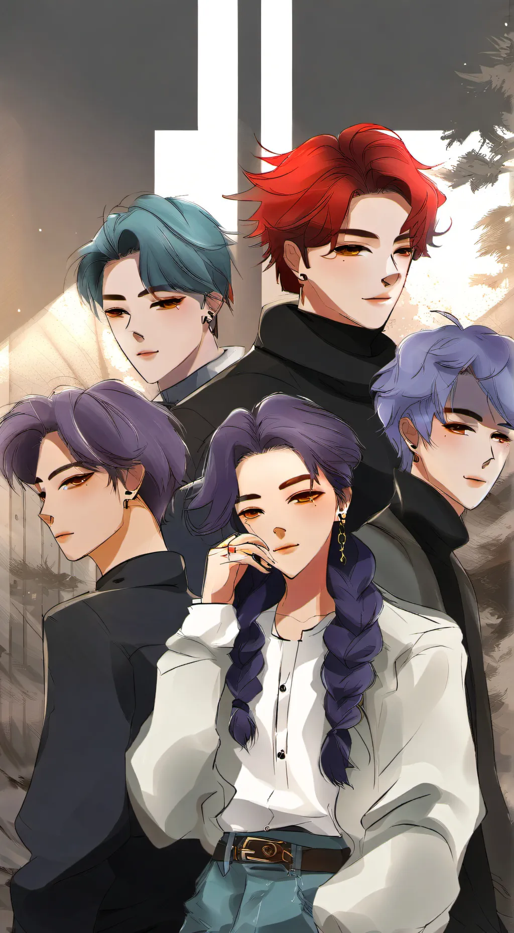 ai character: dylan Teagan Presl background