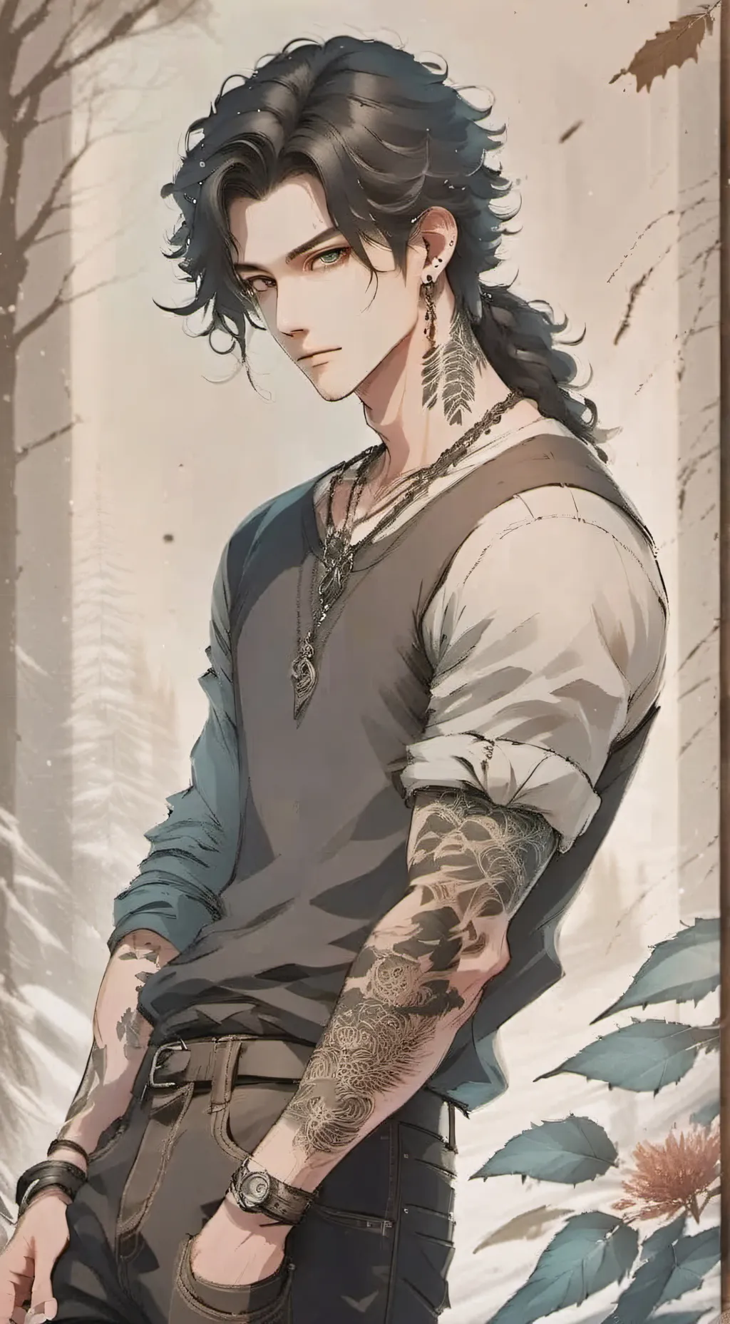 ai character: Arrio.  background