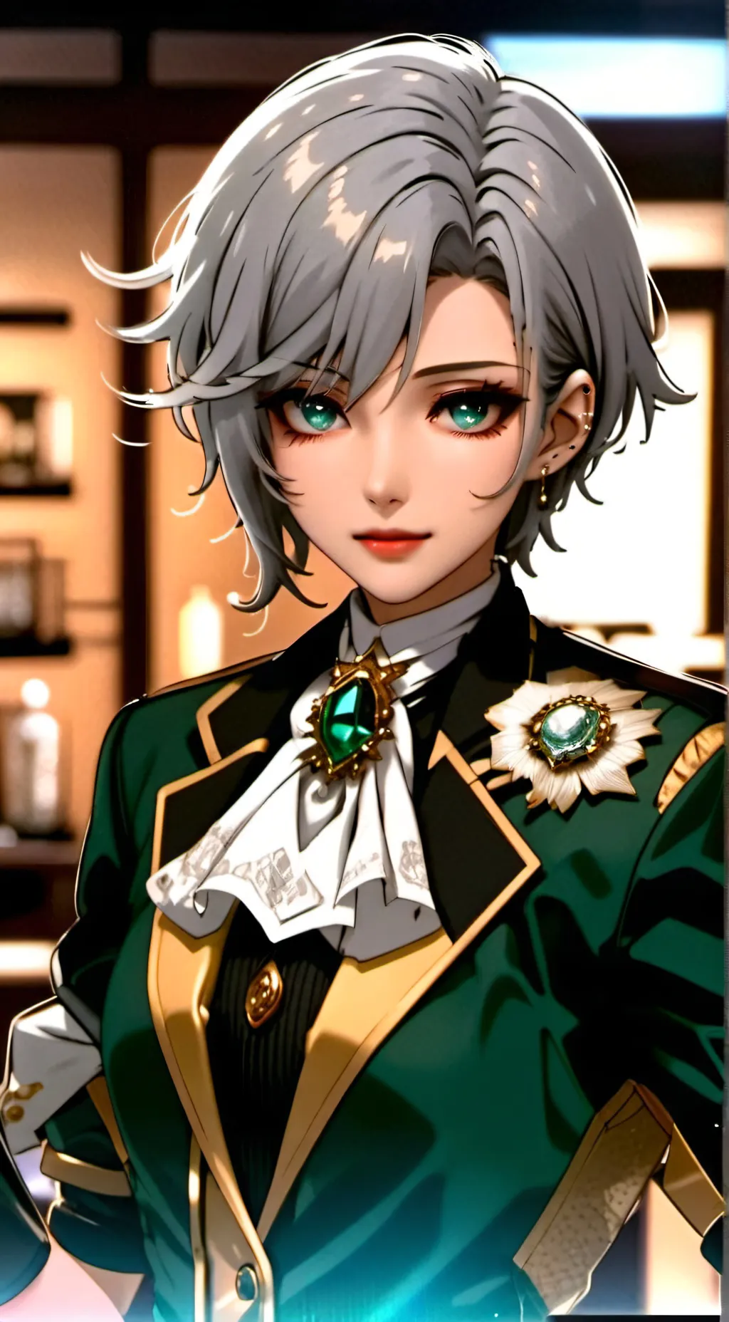 ai character: Luna background