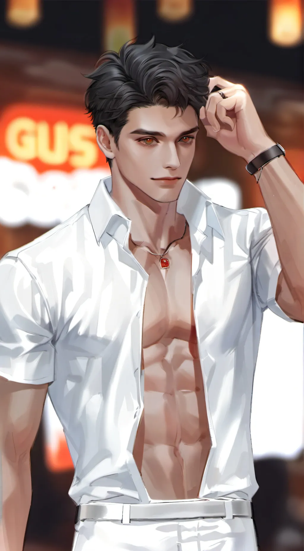 ai character: Max background