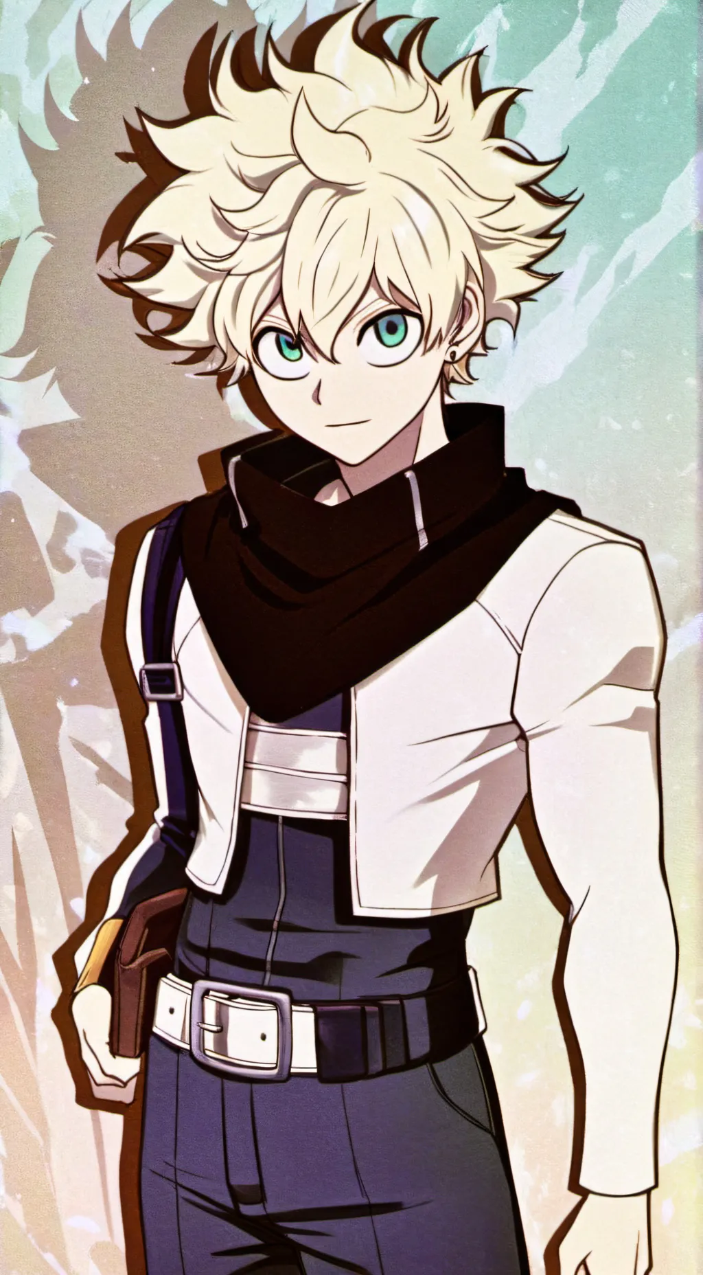 ai character: Bakugo quirk background