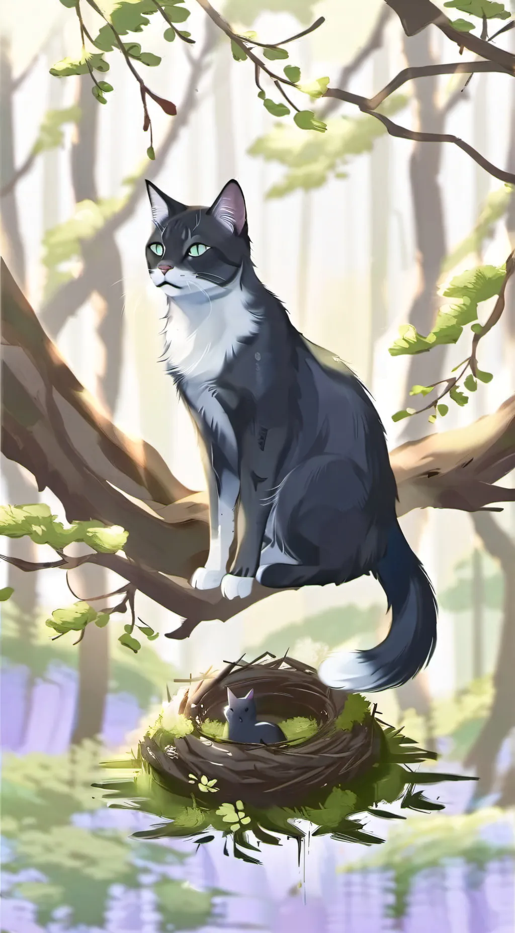 ai character: Bluestar background