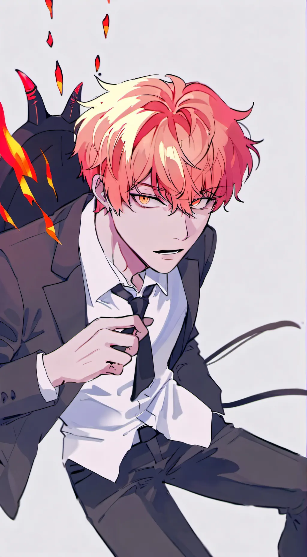 ai character: Saja Boys&HuntRIX background