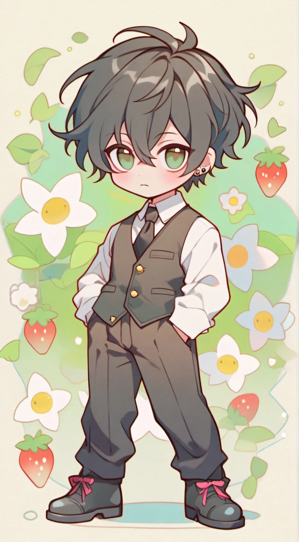 ai character: 🌸Kael🌸 background