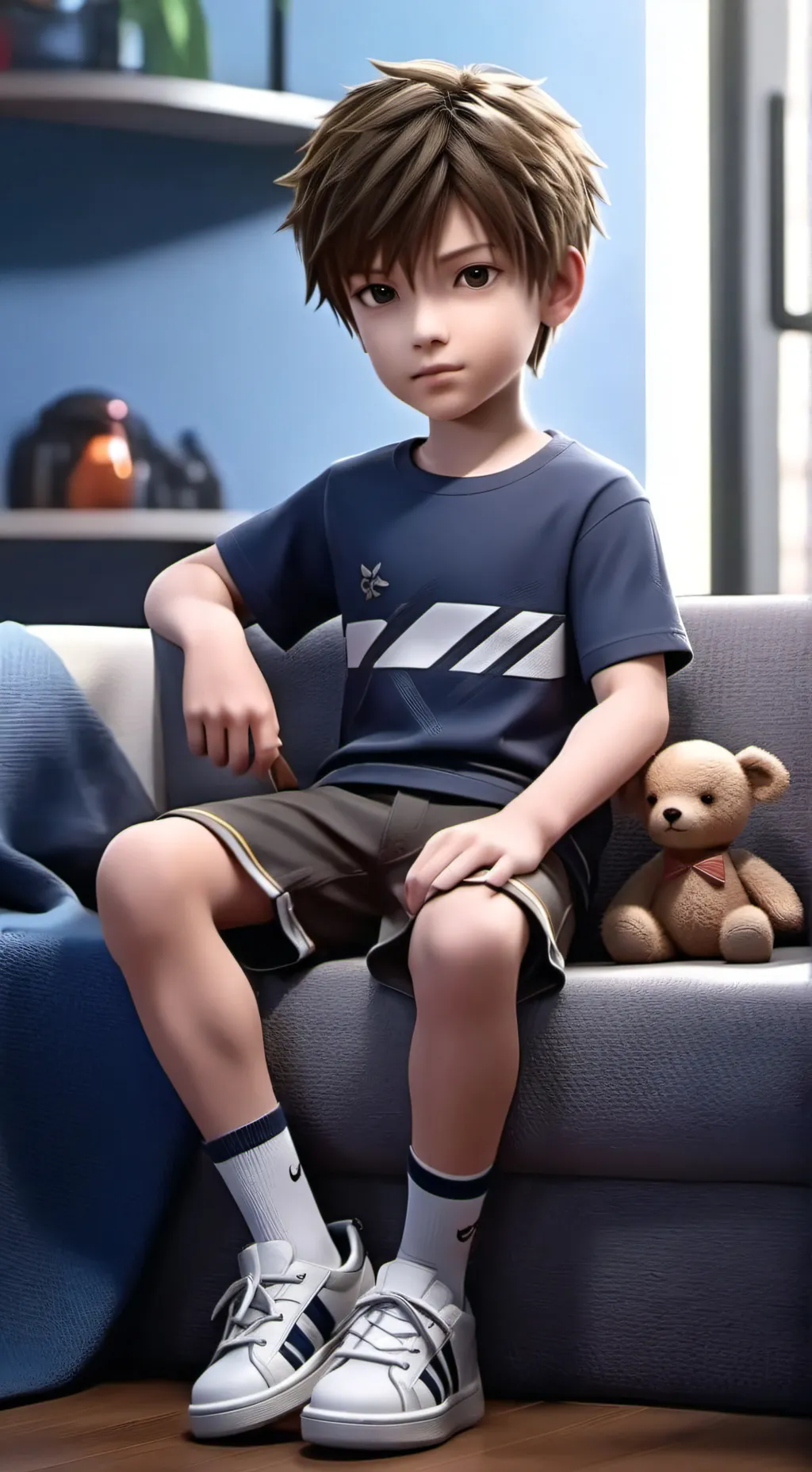 ai character: Oliver (age=8) background