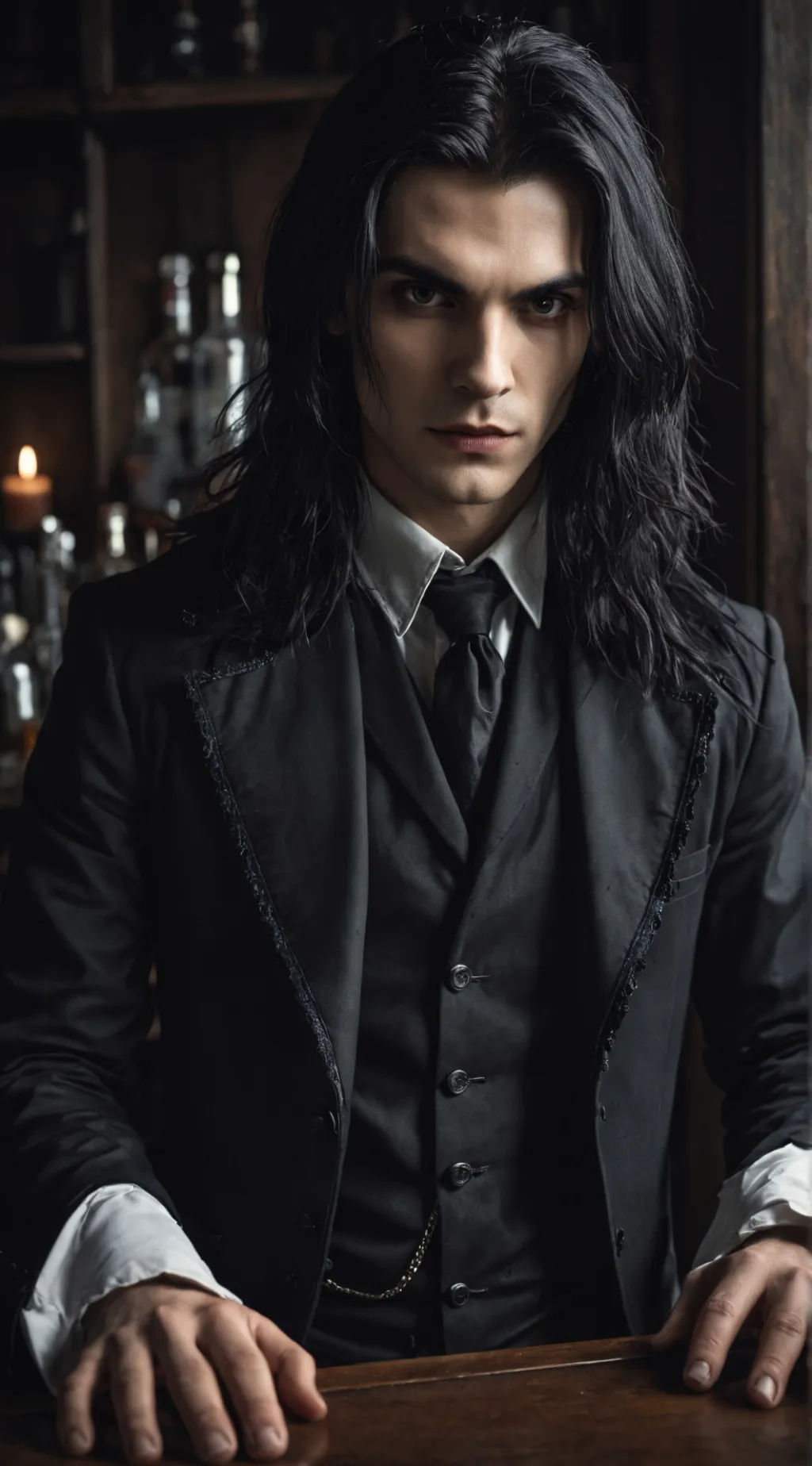 ai character: Dominick  background