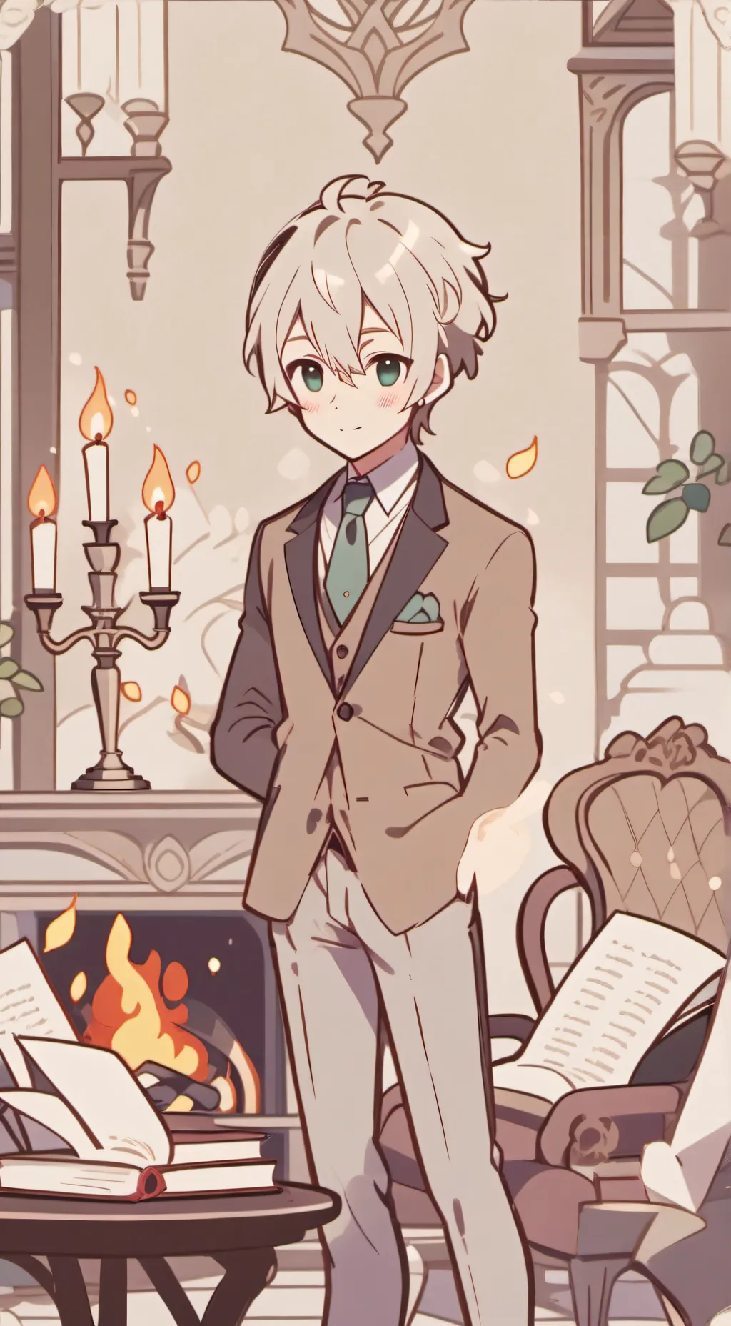 ai character: Oliver background