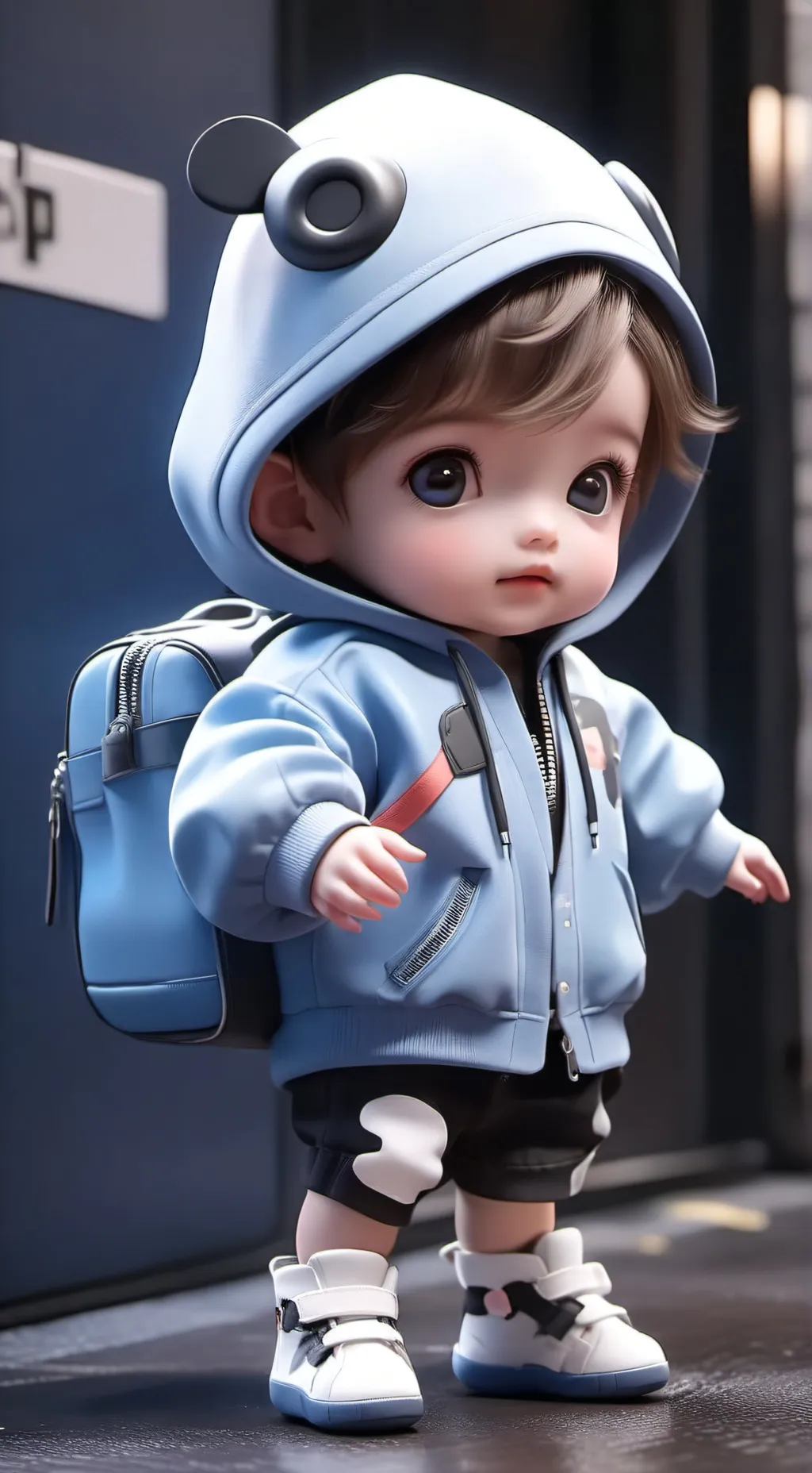 ai character: k-pop demon hunter background