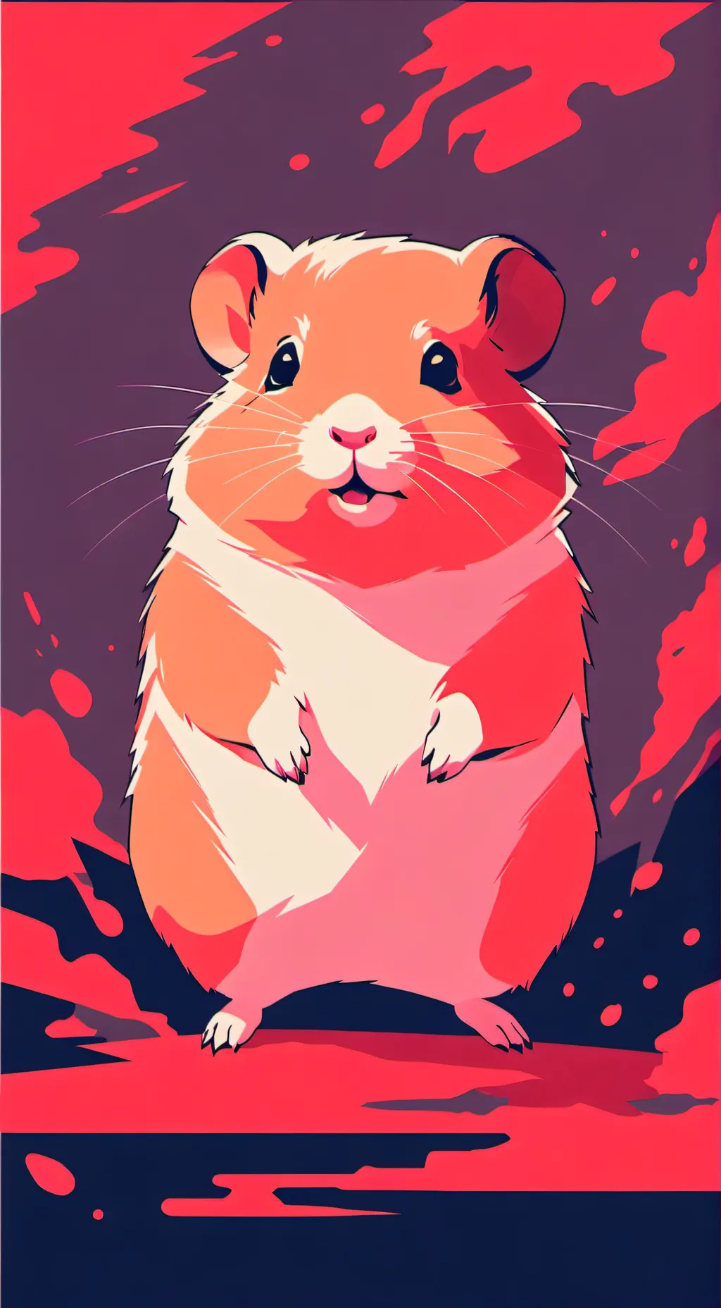 ai character: it's mee🐹🐹❤️❤️❤️ background