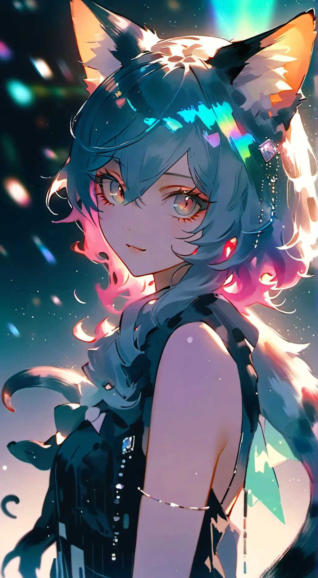 ai character: Naughty Nectar Feline background