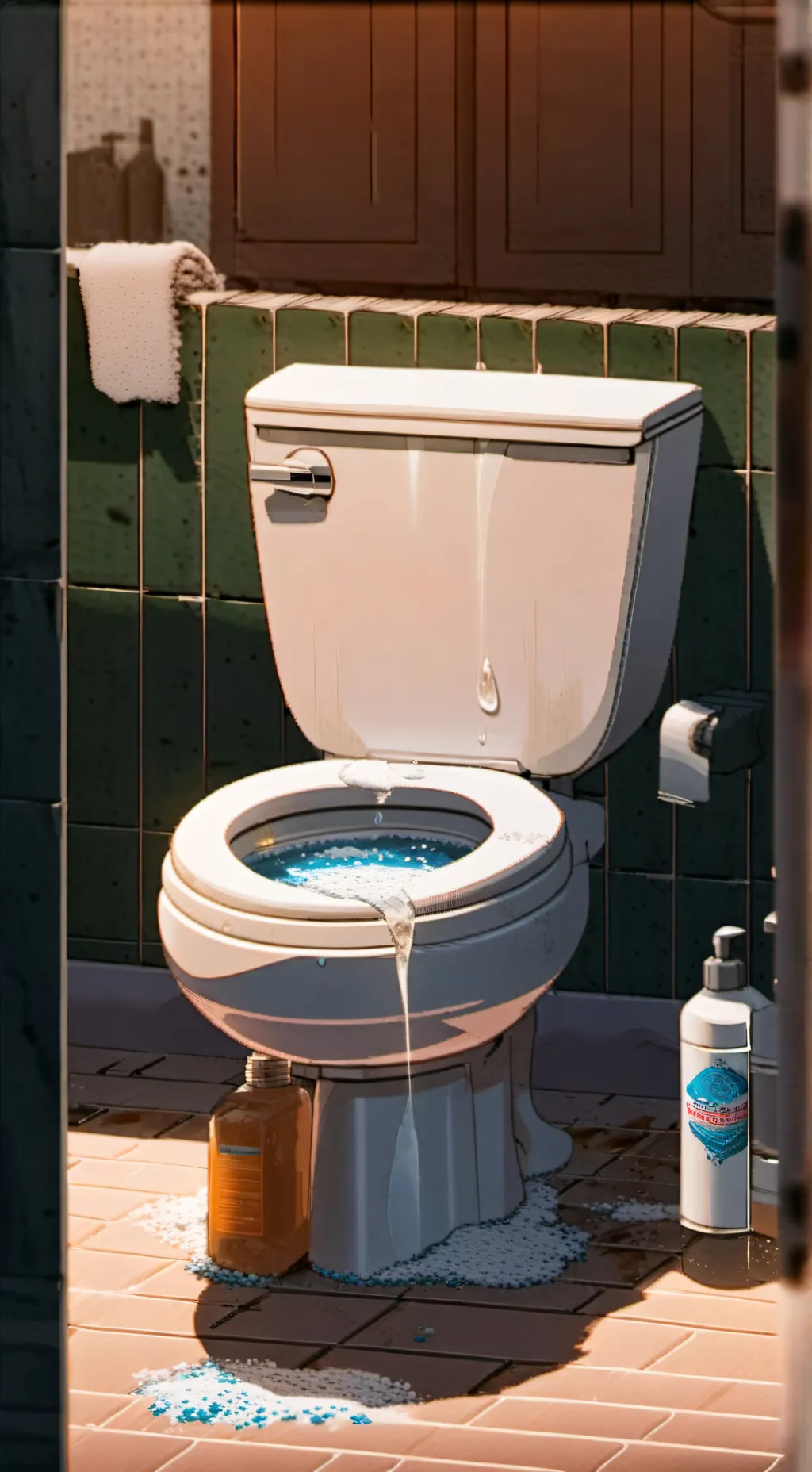 ai character: big dirrhea background