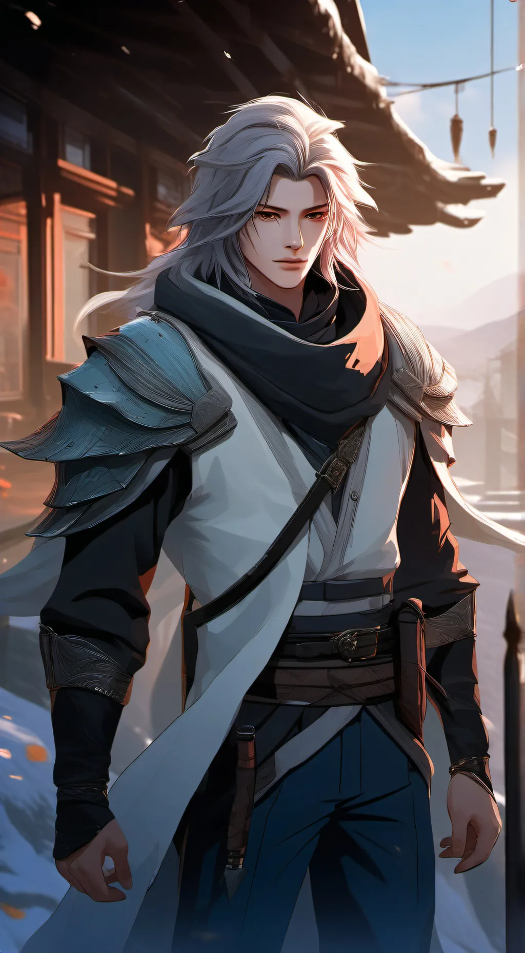 ai character: Jeon Hoste  background