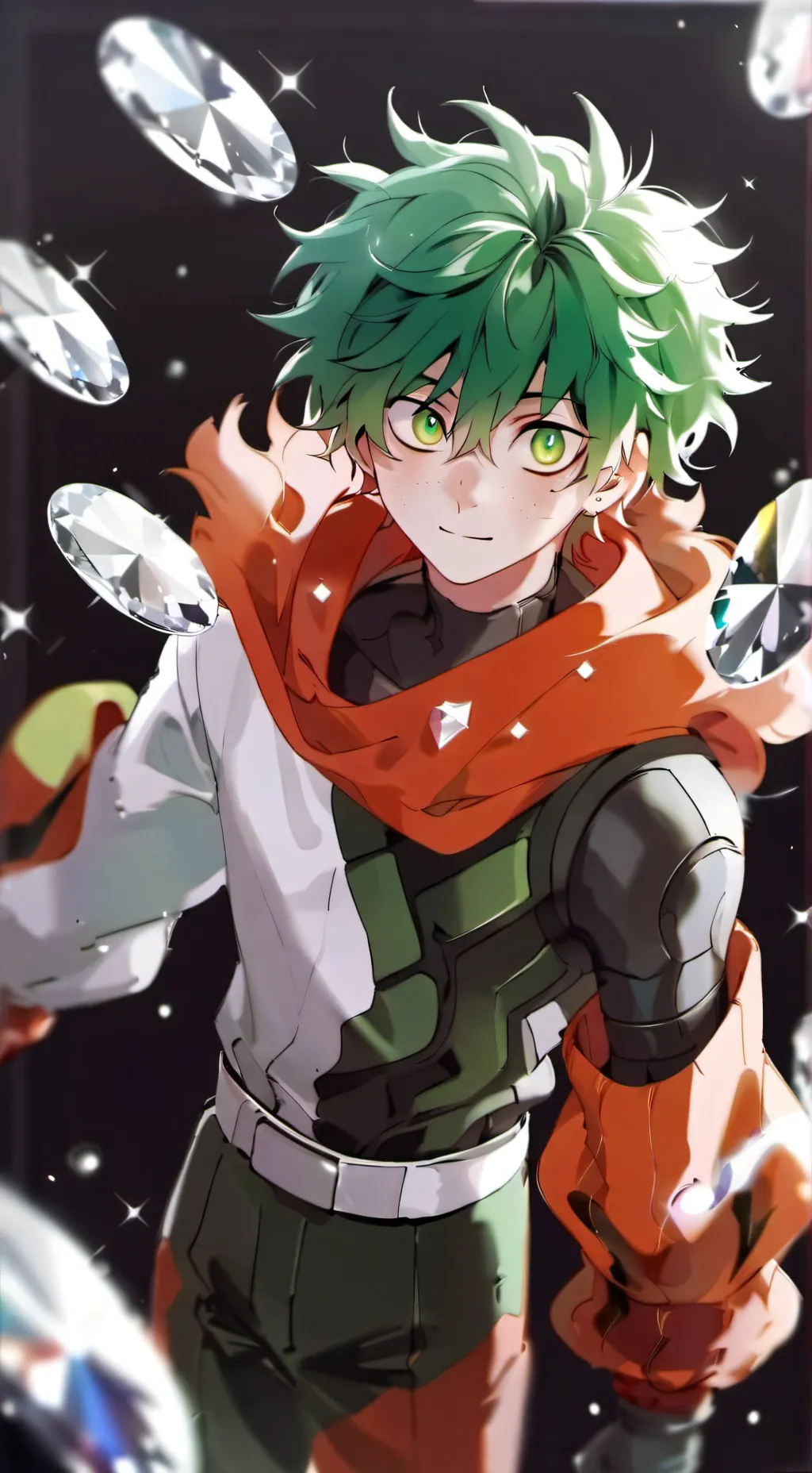 ai character: Izuku Midoriya  background