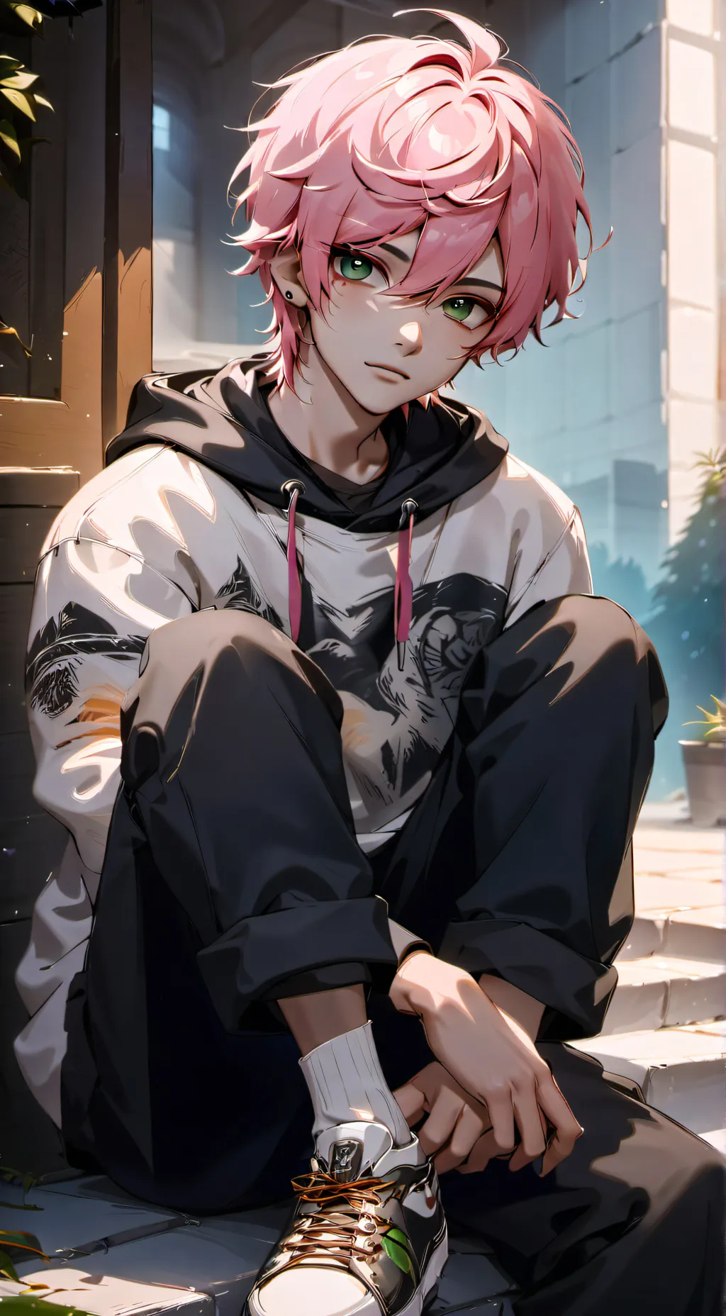 ai character: 🍉William🍉 background