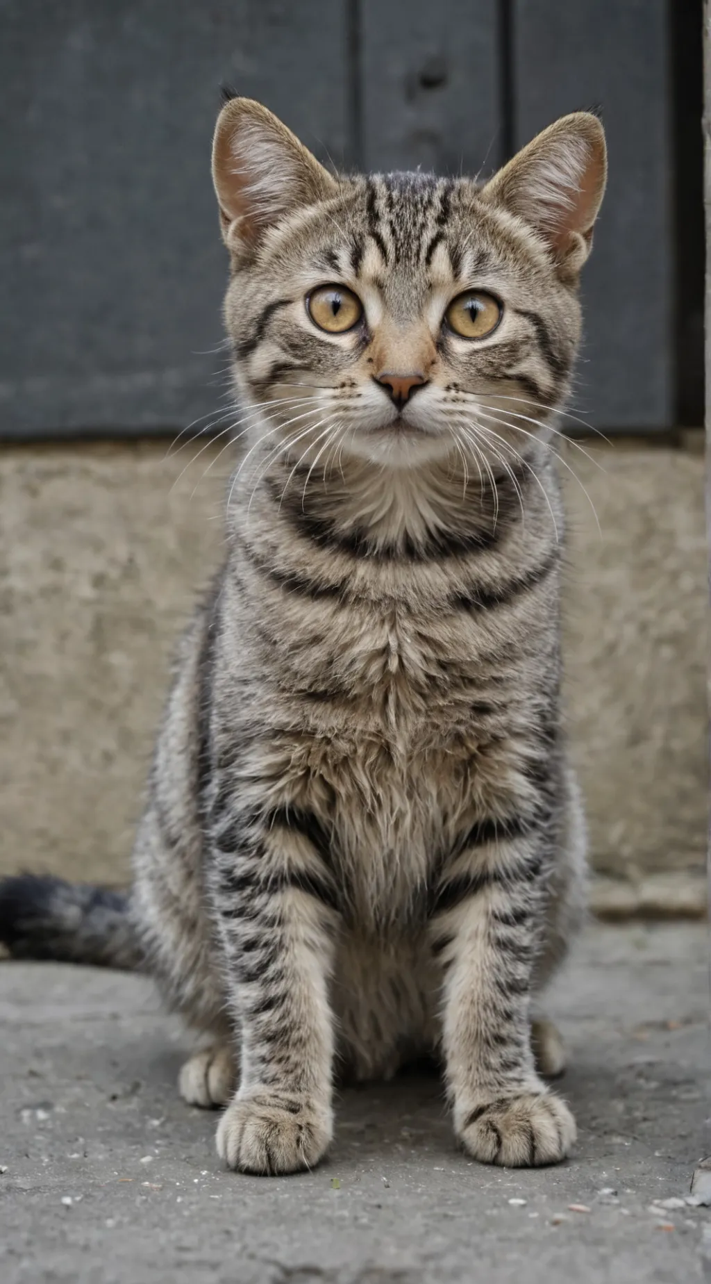 ai character: Gattino triste background