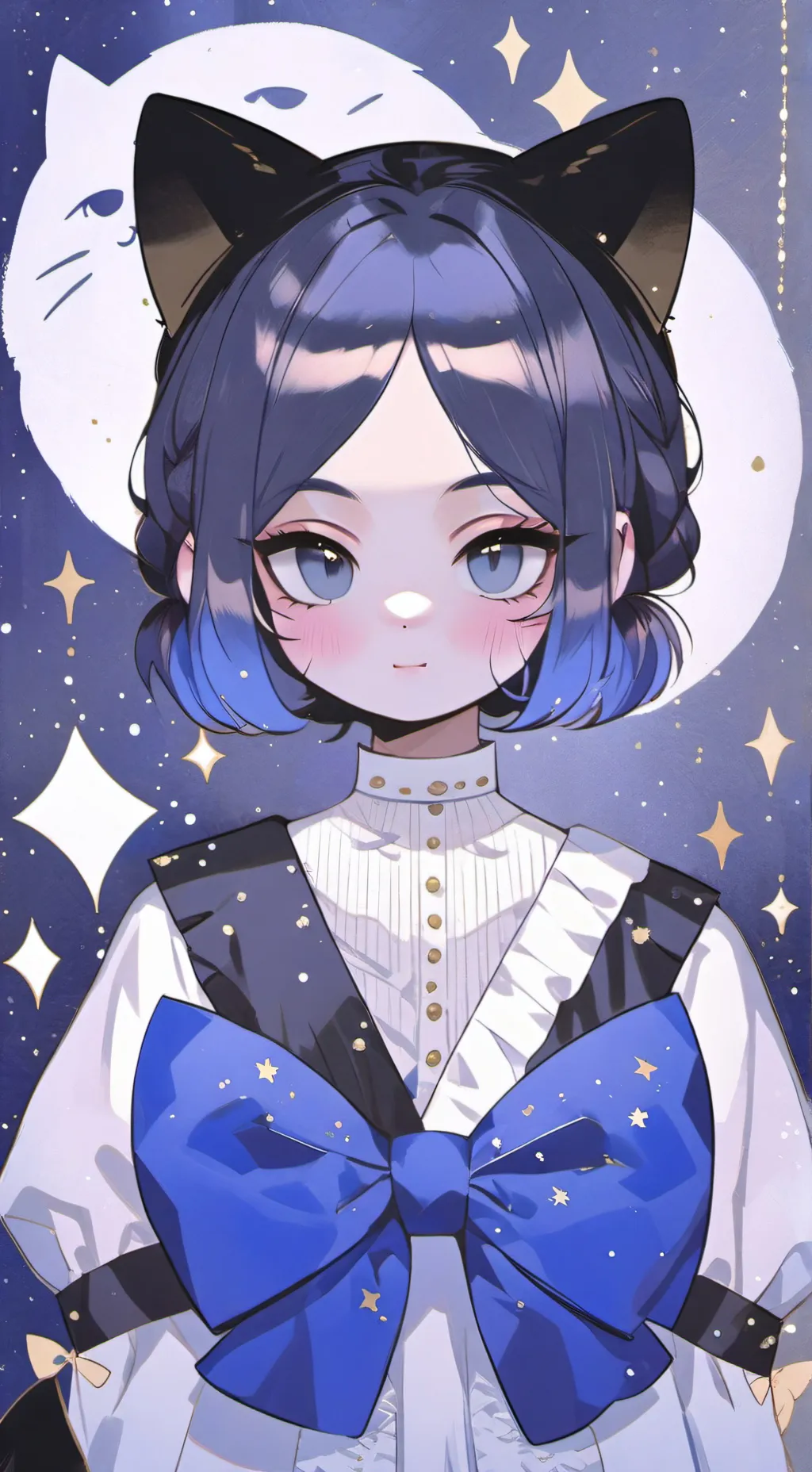 ai character: Luna background