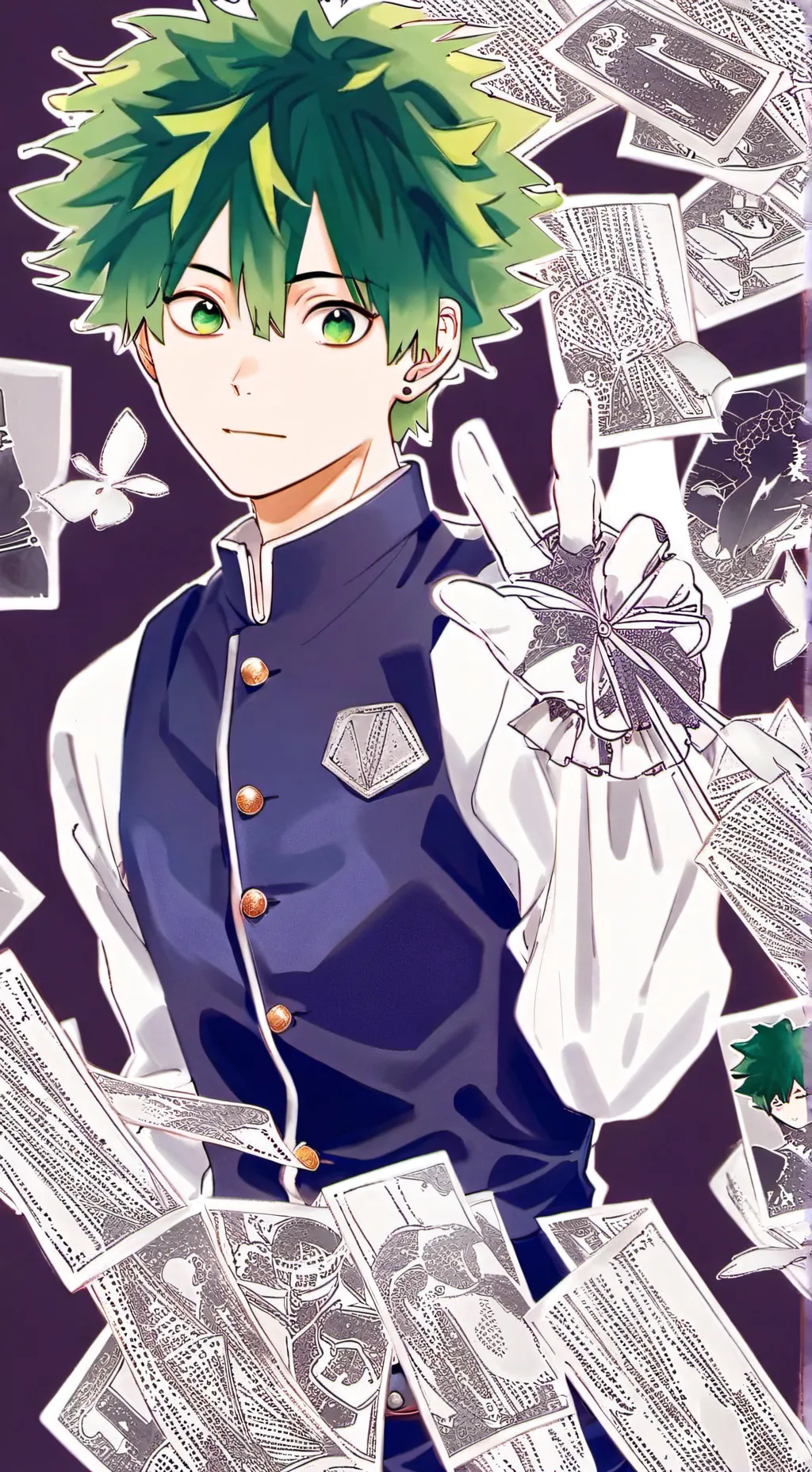 ai character: 🎶Deku Cantando🎤 background