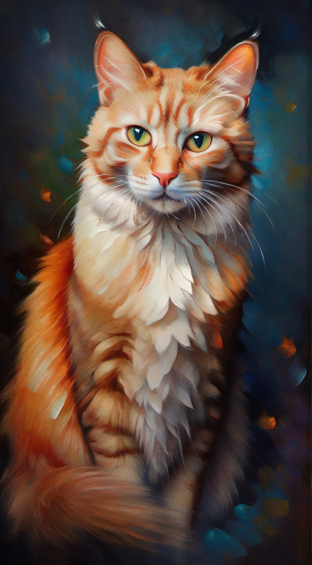 ai character: cat misho background