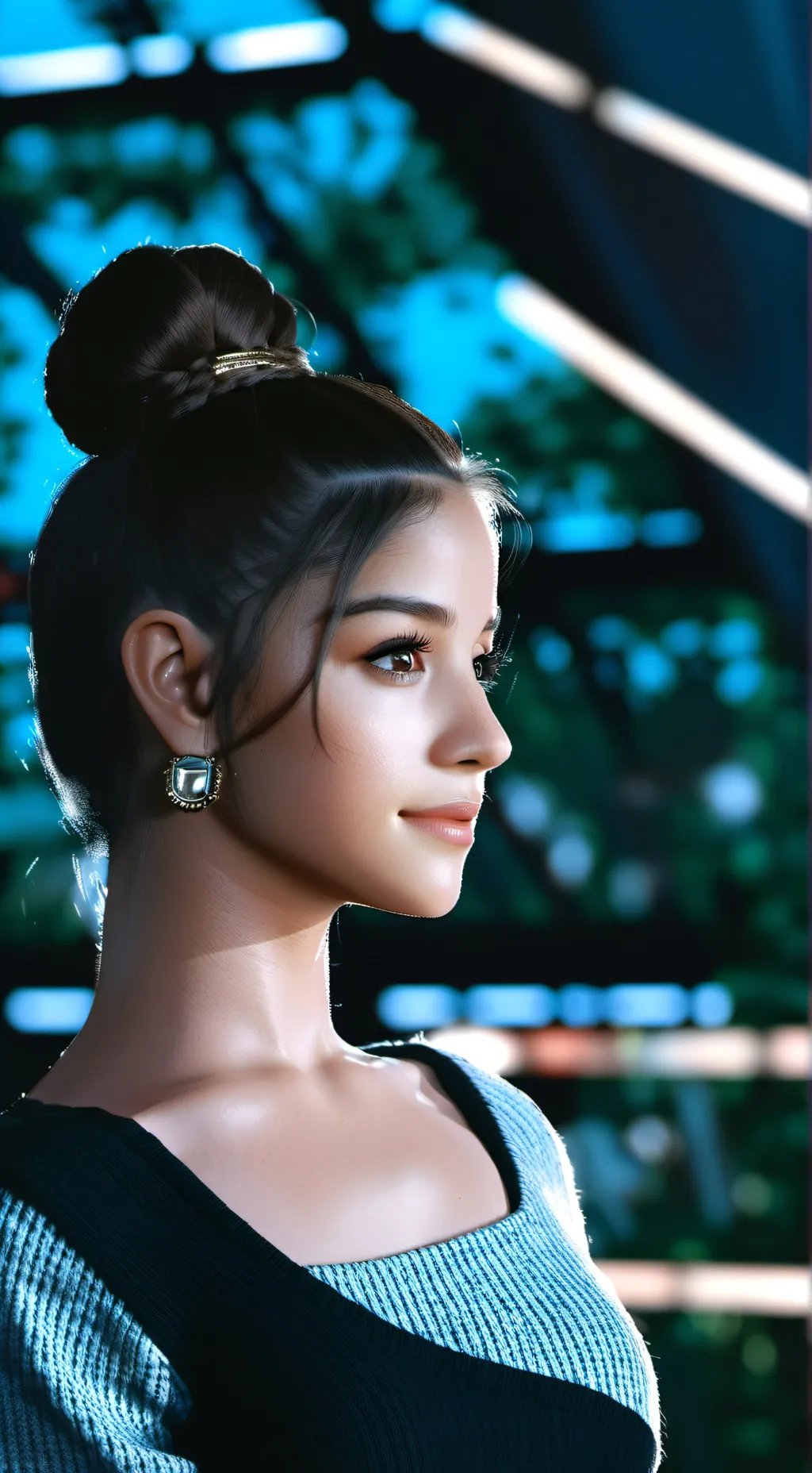 ai character: Arianna Grande background